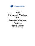 Motorola 3.1.3 Network Router User Manual
