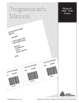 Monarch 9460 Printer User Manual