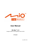 Mio P550 GPS Receiver User Manual