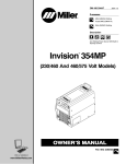 Miller Electric 230Volt Welder User Manual