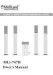 MidiLand 747H Speaker System User Manual