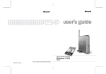 Microsoft MN-820 Wireless Office Headset User Manual