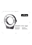 Metz 58 AF-1 P Digital Camera User Manual