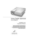 Meridian Audio DILA1080pHD Home Theater System User Manual