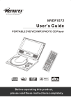 Memorex MVDP1072 DVD Player User Manual