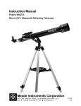 Meade 60AZ-D Telescope User Manual