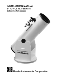 Meade 12.5 Telescope User Manual