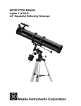 Meade 114 EQ-D Telescope User Manual