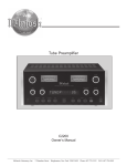 McIntosh C2200 Stereo Amplifier User Manual