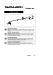 McCulloch 249350 Trimmer User Manual