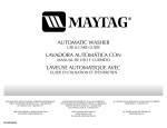 Maytag W10092684A Washer User Manual