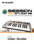 M-Audio KeyStudio 25 Electronic Keyboard User Manual