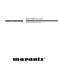 Marantz PMD670 CD Player User Manual