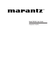 Marantz PM7001 Stereo Amplifier User Manual