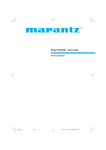 Marantz PD4250D Flat Panel Television User Manual