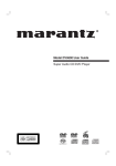 Marantz DV9600 DVD Player User Manual