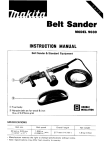 Makita 9030 Sander User Manual