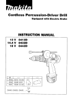 Makita 8413 Drill User Manual