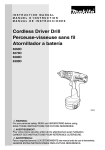 Makita 6390D Drill User Manual