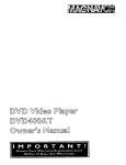 Magnavox DVD400AT DVD Player User Manual