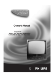 Magnavox CCB193AT TV VCR Combo User Manual