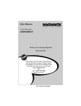 Magnavox 32MT3305/17 CRT Television User Manual