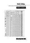 Mackie VLZ3 4BUS DJ Equipment User Manual