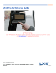 LXE E-EQ-VX3XDKRG-C-ARC Crib User Manual