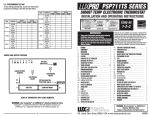 Lux Products PSP711TS Thermostat User Manual