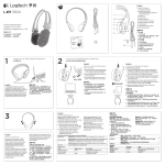 Logitech UE3500 Headphones User Manual