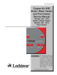 Lochinvar 402 - 2072 Patio Heater User Manual