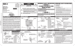 Linear MDR-U Garage Door Opener User Manual