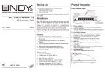 Lindy 32969 Switch User Manual