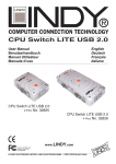 Lindy 32825 Computer Hardware User Manual