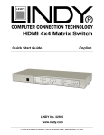 Lindy 32595 Switch User Manual