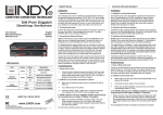 Lindy 25018 Personal Computer User Manual