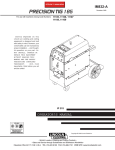 Lincoln Electric TIG 185 Portable Generator User Manual