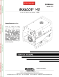 Lincoln Electric SVM208-A Portable Generator User Manual