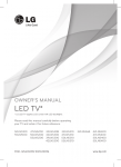 Life is good 39LN5300 Flat Panel Television User Manual