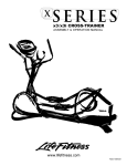 Life Fitness x3i Home Gym User Manual