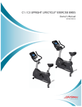 Life Fitness C1 / C3 Exercise Bike User Manual