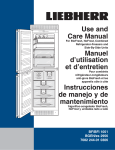 Liebherr BGEN/es 2956 Refrigerator User Manual