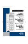 Liebherr 2956 Refrigerator User Manual