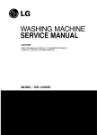 LG Electronics WD-1433RD Washer User Manual