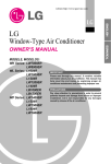 LG Electronics LW8000ER Air Conditioner User Manual