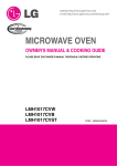 LG Electronics LMH1017CVST Microwave Oven User Manual