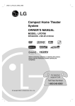 LG Electronics LFD790 Stereo System User Manual