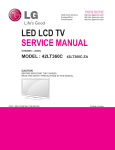 LG Electronics 42LT360C-ZA Flat Panel Television User Manual