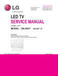 LG Electronics 26LK330 Flat Panel Television User Manual