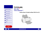 Lexmark Z22 Printer User Manual